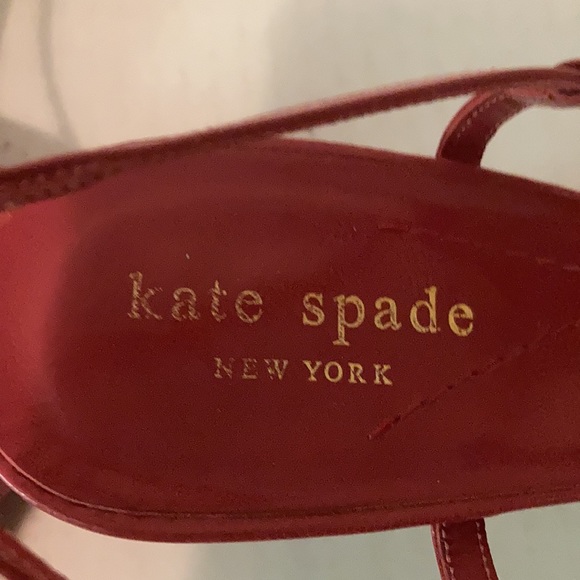 KATE SPADE Pink Tweed Kitten Slingback Size 6 1/2 - Picture 9 of 16